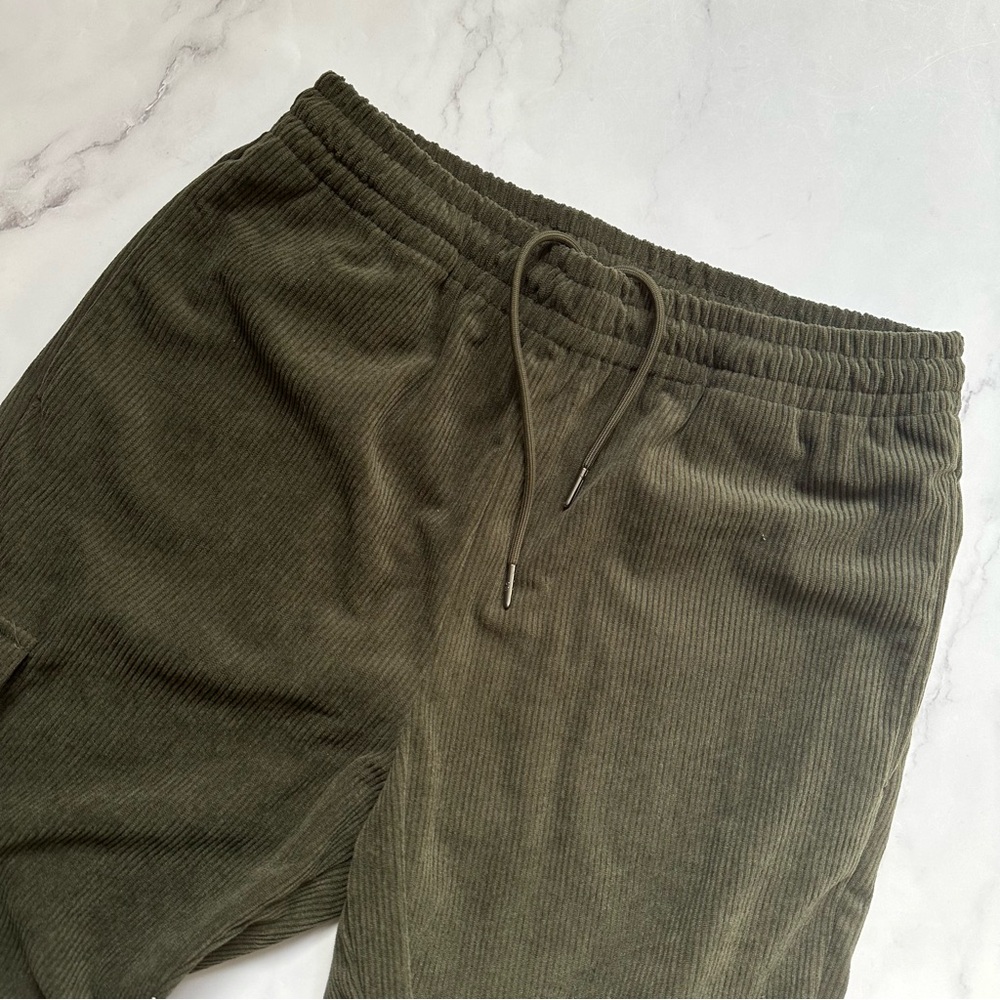 Girl Crush Gang US M Olive Corduroy Joggers - Picture 5 of 16